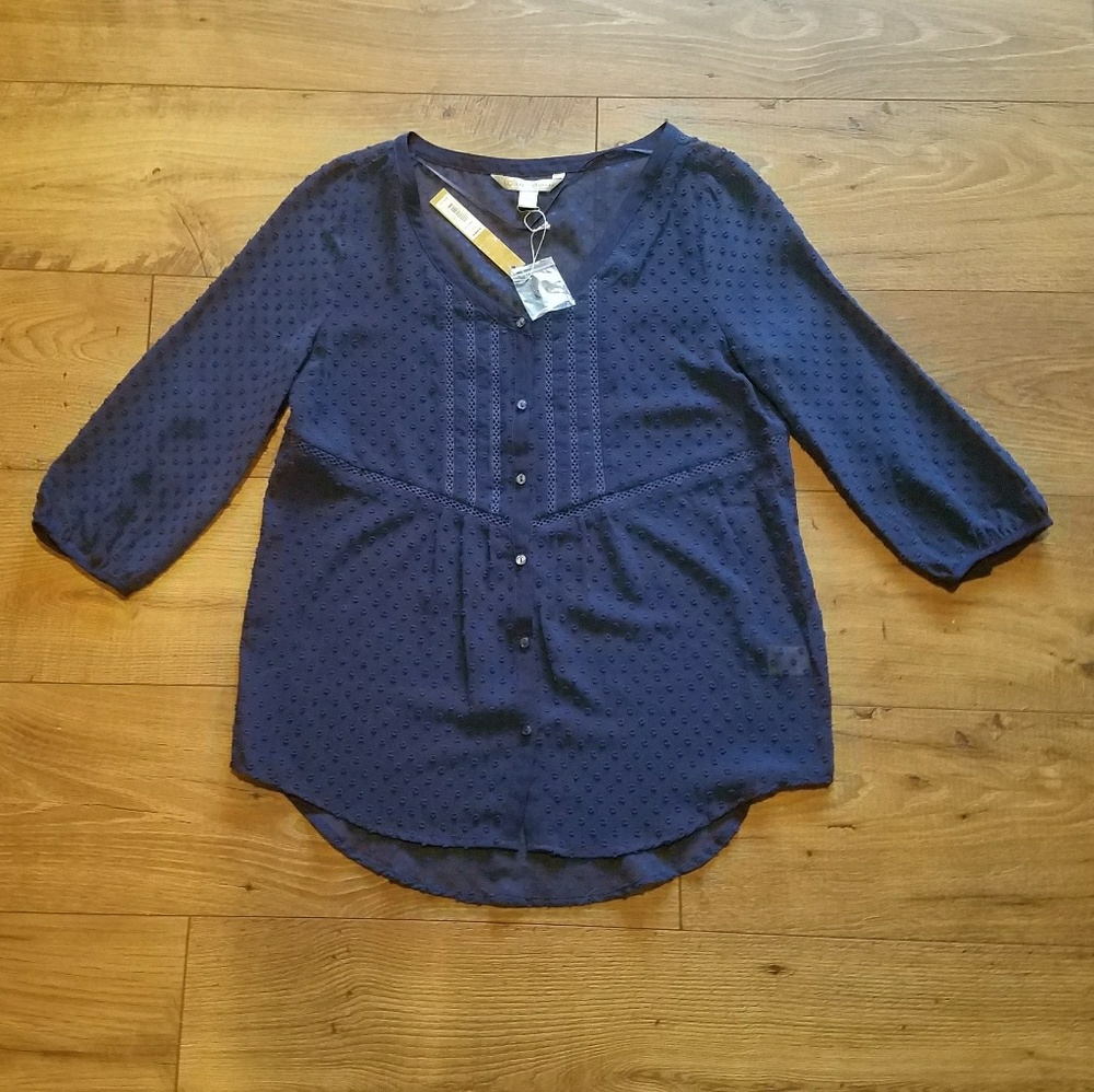 Navy Blouse